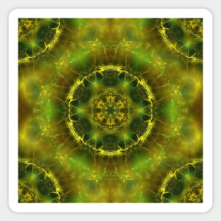 Magnificent fractal mandala Sticker